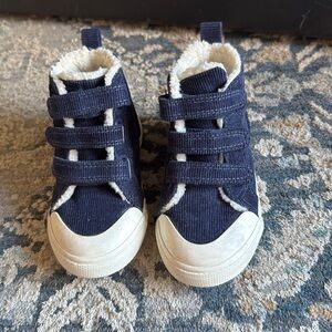 Cat and Jack navy blue corduroy boots